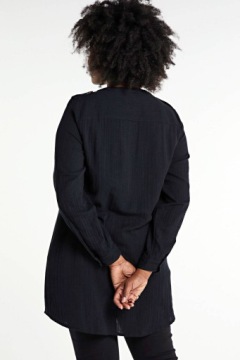 ZZ3 ZIZZI ЧЕРНАЯ РУБАШКА ТУНИКА 50 52