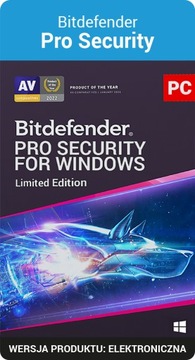 Bitdefender Pro Security for Windows 1 STAN /3 LATA