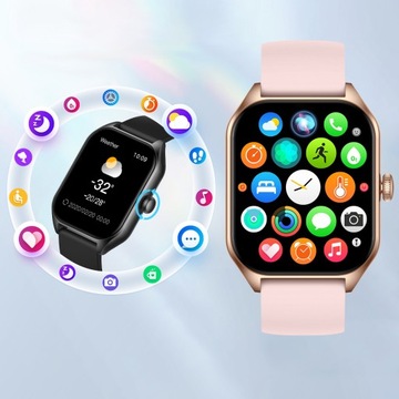 SMARTWATCH ЖЕНСКИЕ ЧАСЫ ПОЛЬСКОЕ МЕНЮ СПОРТИВНЫЙ ЗВОНОК ЧСС SMART WATCH PL