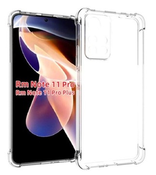 Etui Anti Shock do Xiaomi Note 11 Pro+ 5G be+SZKŁO Case Pokrowiec