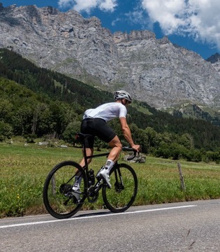 Skarpety rowerowe Luxa Coffee Ride White - M/L