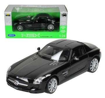WELLY MERCEDES-BENZ SLS AMG 1:24 MATOWY MODEL