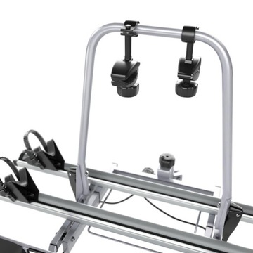 ПОЛКА ДЛЯ ВЕЛОСИПЕДОВ НА ПЛАТФОРМЕ С КРЮЧКОМ ДЛЯ 2 ВЕЛОСИПЕДОВ - AMOS - ПОВОРОТНЫЙ ЗАМОК С 13 ШТИФТАМИ