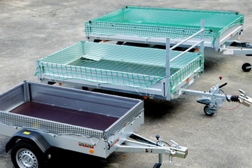 Защитная сетка для прицепов, синяя, 2,5 м х 3,5 м, плетеная