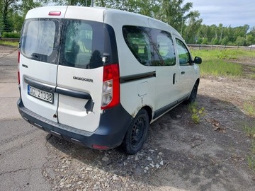 Dacia Dokker Mikrovan 1.6 MPI 84KM 2014 Samochód Dacia Dokker 1.6 MPI MR 12 E5 1.9T