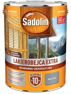 SADOLIN EXTRA 5L LAKIEROBEJCA JASNY SZARY