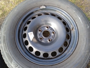 4× DISK OCELOVÝ VOLKSWAGEN OE 7N0601027E 6.5" X 16" 5X112 ET 33