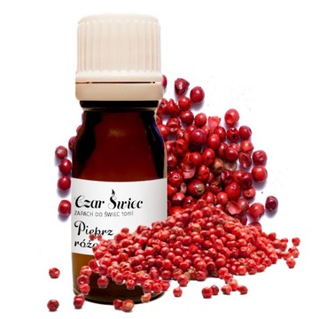 ZAPACH DO ŚWIEC W SZKLE - PIEPRZ RÓŻOWY (10ml)