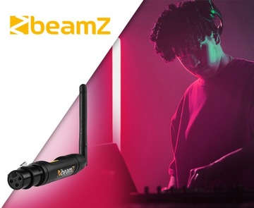 Nadajnik Odbiornik DMX BeamZ BBP TRANSMITER