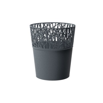 Ażurowa Doniczka Osłonka LACE DCIT180 grafit