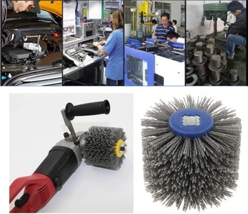 НЕЙЛОНОВАЯ ЩЕТКА 12х10см ДЛЯ ШЛИФОВКИ ДЕРЕВА