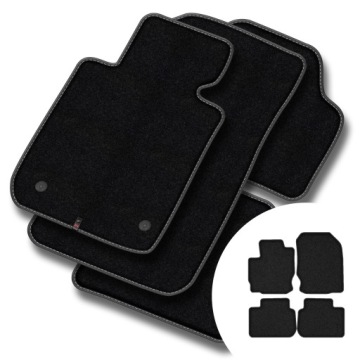 Velurové koberce Premium pro Mitsubishi Colt III 2008-2012 3 dveřové