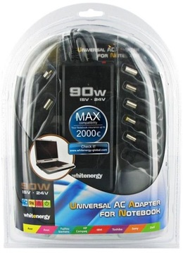 Универсальный блок питания для ноутбука 15-24В 6А 90Вт Asus HP Toshiba Dell Fujitsu