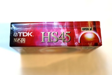 TDK HS 45 *VHS-C* НОВЫЙ, ТОЛЬКО один на Аллегро - САМЫЙ ДЕШЕВЫЙ!