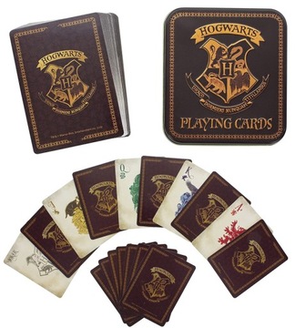 Oficjalne Karty do gry Harry Potter HOGWARTS + TALIA + BOX
