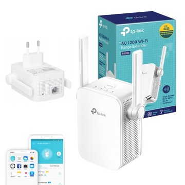 Uniwersalny wzmacniacz sieci Wi-Fi Repeater TP-Link RE305 2,4 GHz i 5 GHz