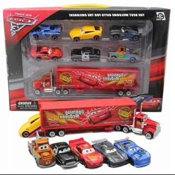 Samochód TIR maniek mcqueen zygzak zestaw