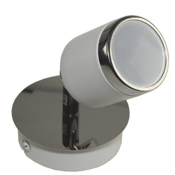 Lampa PUNKTOWA Regulowana 1x GU10 biała + CHROM