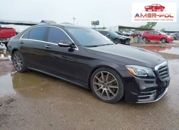 Mercedes Klasa S W222 2019 Mercedes-Benz Klasa S 2019, 3.0L, od ubezpieczalni 3.0 Benzyna 362KM