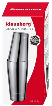 BOSTOŃSKI TIN Шейкер для напитков и коктейлей графитовый KLAUSBERG 700/600мл