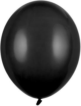ЧЕРНЫЕ ПАСТЕВЫЕ ШАРЫ НА ДНИ РОЖДЕНИЯ НОВОГОДНИЕ МАЛЕНЬКИЕ ДЛЯ ГИРЛАНДЫ 12 СМ 100 ШТ.