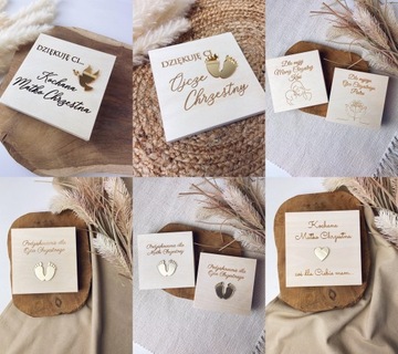 СПАСИБО подарок ПОДАРОК ​​КРЕСТНЫМ РОДИТЕЛЯМ фото ЗОЛОТОЙ МАГНИТ на крещение