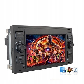 РАДИО 2 DIN ANDROID FORD FOCUS MONDEO GALAXY C-Max