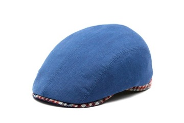 Włoski Kaszkiet Letni Niebieski Marone Hats 62
