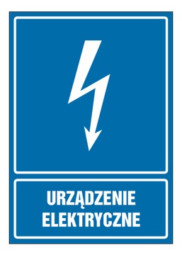 Naklejka ZTE-153 URZĄDZENIE ELEKTRYCZNE
