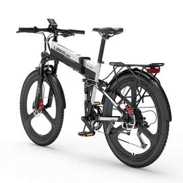 Składany Rower Elektryczny LANKELEISI XT750 Sport 500W 48V 110KM