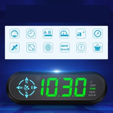 Автомобильный спидометр дисплей Многофункциональный спидометр GPS HUD Цифровой