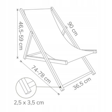 Классический деревянный складной детский пляжный шезлонг с регулируемой спинкой