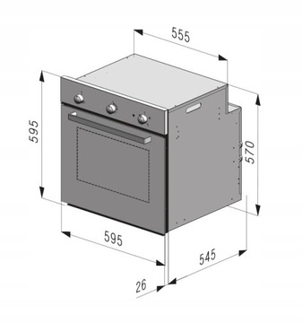 Комплект Freggia: газовая духовка OMHE66X + варочная панель HA640VGTX