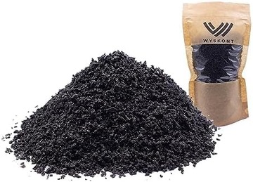 15 KG CZARNY ŻWIREK 1-3mm DO AKWARIUM ROŚLINY