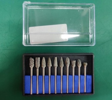 ФРЕЗЕРНЫЙ НАПИЛЬНИК 10x ДЛЯ ВРАЩАЮЩЕГОСЯ МЕТАЛЛА КАРБИДА ВОЛЬФРАМА