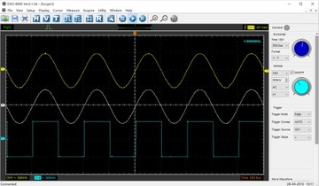 Цифровой осциллограф Hantek6204BC 4x200 МГц