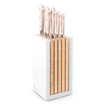 WUSTHOF CLASSIC COLOUR Blok z 7 elementami różowy