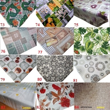 СКАТЕРТЬ-КЛЕЕНКА БОЛЬШОЙ ВЫБОР 156 УЗОРОВ 260х140