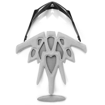 Регулируемый велосипедный шлем METEOR GRUVER белый/серый размер M 55-58 см