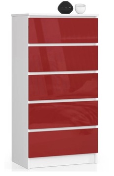 DUŻA KOMODA SZAFKA SZUFLADY MEBLE POŁYSK 60 cm
