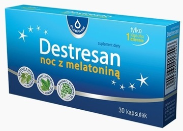 Destresan noc z melatoniną Oleofarm, 30 kaps.