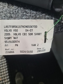 ROLETA MŘÍŽKA KUFRU VOLVO OE 3519100974 #1