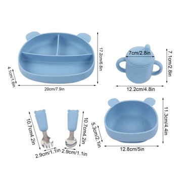 ПЕРВЫЙ НАБОР СИЛИКОНОВЫХ СТОЛОВЫХ ПРИБОРОВ