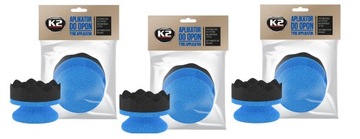 K2 APLIKATOR GĄBKOWY DO OPON DO DRESINGU PLASTIKÓW