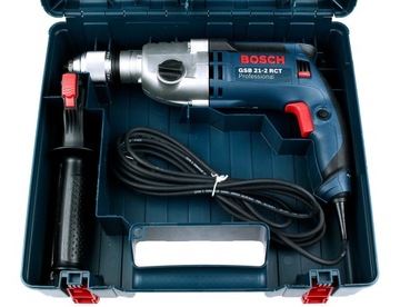 УДАРНАЯ ДРЕЛЬ 1300ВТ GSB 21-2 RCT В КОРПУСЕ BOSCH
