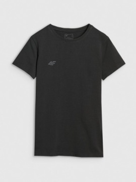 4F T-SHIRT DAMSKI KOSZULKA DAMSKA krótki rękaw BAWEŁNA CZARNA F2629 р. L