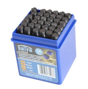 ZNACZNIKI NUMERATORY 36 NUMERATOR LITERY CYFRY 5mm