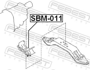 FEBEST SBM-011 LOŽISKO MOTORU