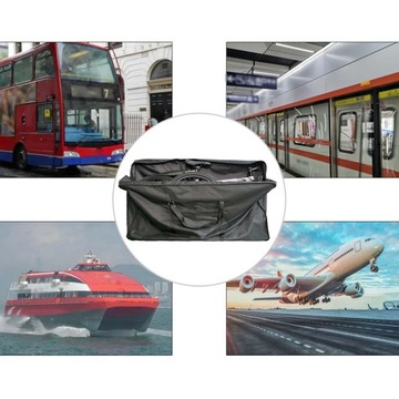 Складная сумка для перевозки велосипедов для складного велосипеда диаметром 26 дюймов и размерами 98 x 40 x 80 см.