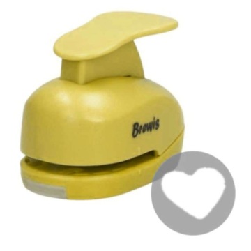 Діркопробивач декоративний серце 2,5 см BREWIS D25-05